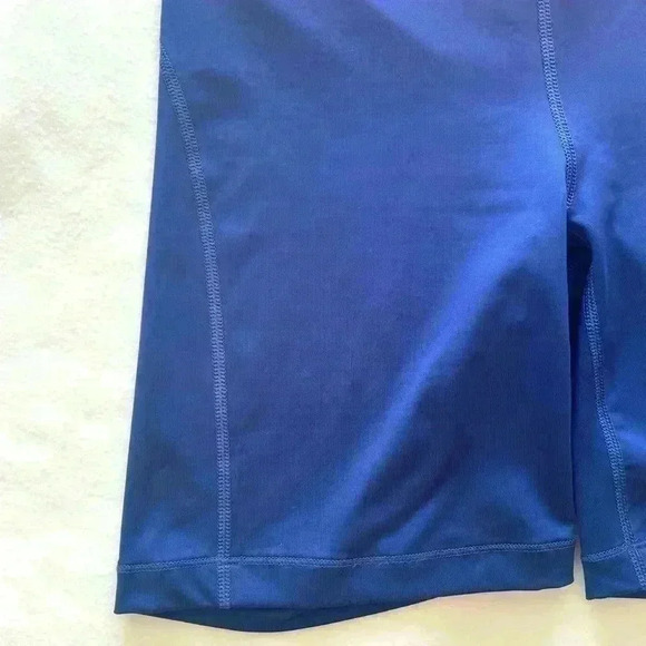 NIKE Pro DriFit Blue/Orange Highrise Compression Athletic Shorts Size M - Picture 6 of 12